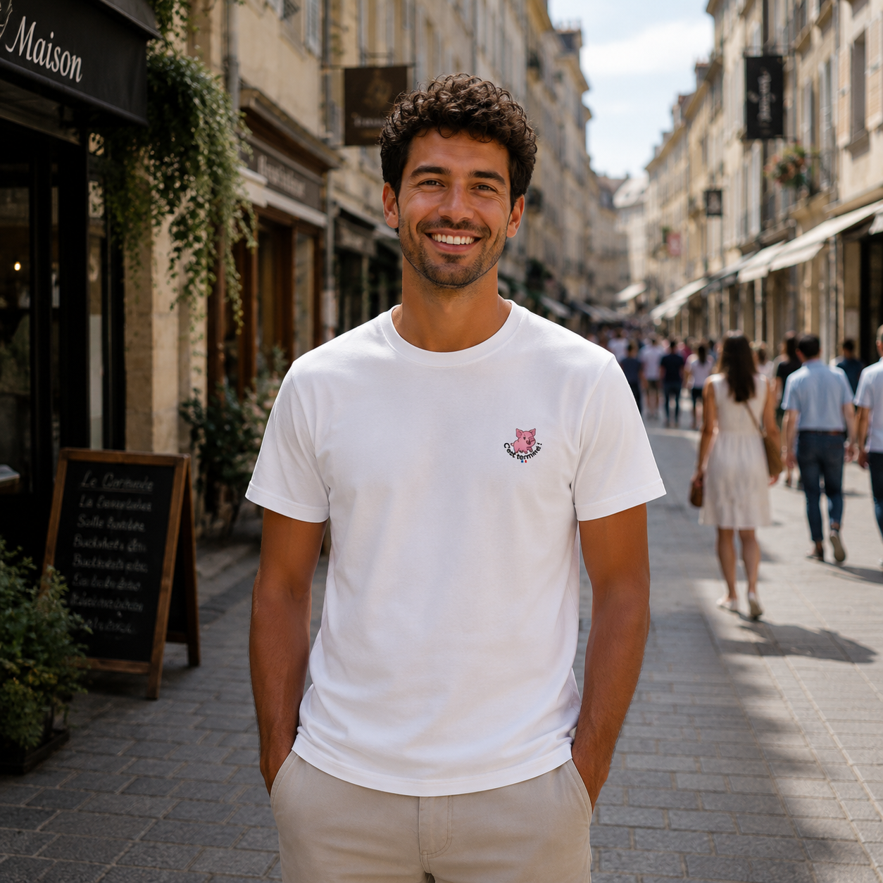 T-Shirt Homme - Édition Dame Carcas C'est Terminé !