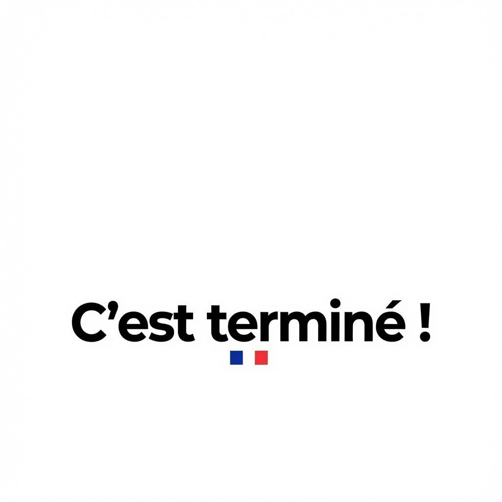 T-Shirt Homme - Édition C'est Terminé !